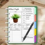 Plant Profile, Watering Schedule, Plant Care Journal, Houseplant Care Instructions Bundle, Gardening Printable, Plant Tracker, Plant Log