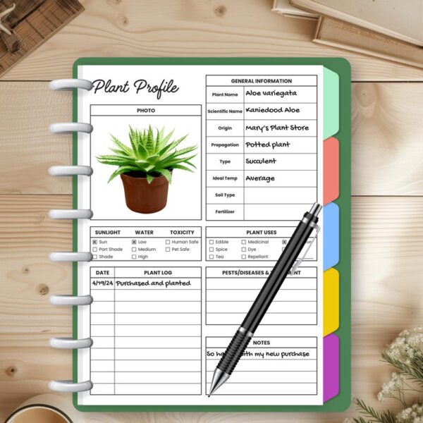 Plant Profile, Watering Schedule, Plant Care Journal, Houseplant Care Instructions Bundle, Gardening Printable, Plant Tracker, Plant Log