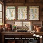 Vegetable Planting Calendar Bundle | USDA Zone Guide (Zones 3–9) | Printable Garden Planner | Instant PDF Download