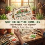 Companion Planting Guide  | Vegetable Garden Charts & Pairing Guide | Printable Garden Planner | Instant PDF Download