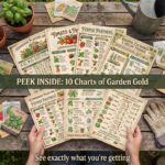 Companion Planting Guide  | Vegetable Garden Charts & Pairing Guide | Printable Garden Planner | Instant PDF Download