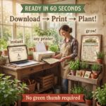 Companion Planting Guide  | Vegetable Garden Charts & Pairing Guide | Printable Garden Planner | Instant PDF Download
