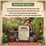 Companion Planting Guide  | Vegetable Garden Charts & Pairing Guide | Printable Garden Planner | Instant PDF Download