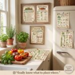 Companion Planting Guide  | Vegetable Garden Charts & Pairing Guide | Printable Garden Planner | Instant PDF Download